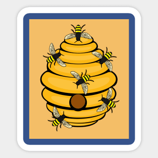 Sweet Honey Bees Beekeeper Beekeeper Sticker